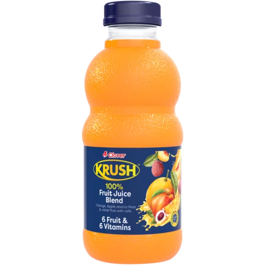 Krush 6 Fruits & 6 Vitamins 100% Fruit Juice Blend 500ml