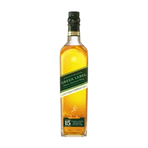 Johnnie Walker Green Label 15 Year Old Blended Malt Scotch Whisky Bottle 750ml