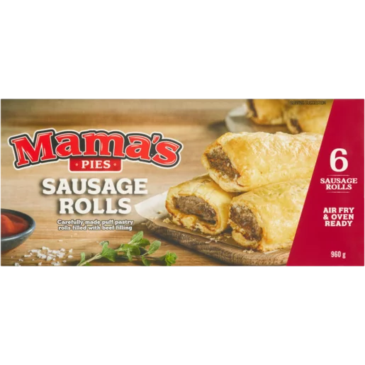 Mama's Pies Frozen Sausage Rolls 6 Pack
