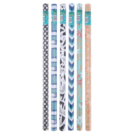 Creative Stationery Trends Gift Wrap 2mx70cm (Design May Vary)
