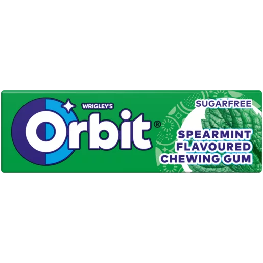 Wrigley’s Orbit Spearmint Sugarfree Chewing Gum 10 Pack