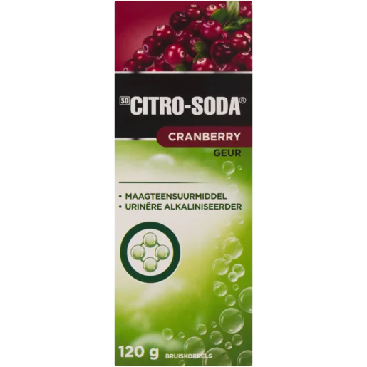 Citro-Soda Cranberry Anti-Acid Effervescent Granules 120g