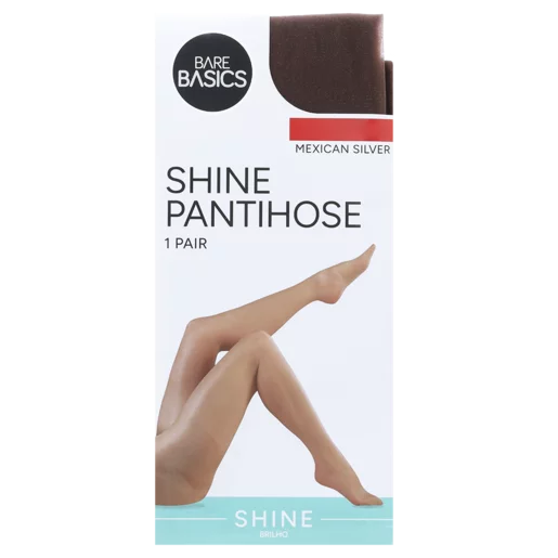 Bare Basics Mexican Silver Large Pantihose
