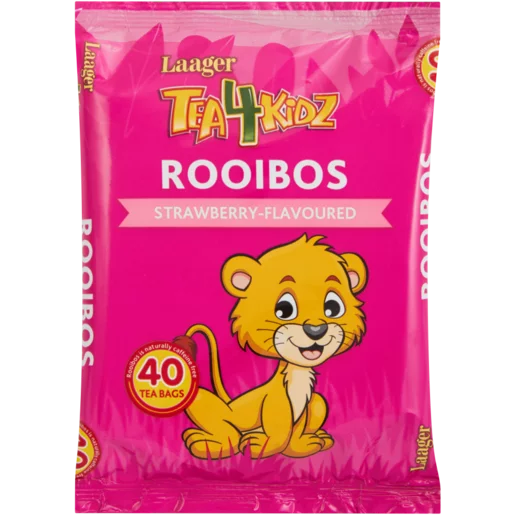 Laager Tea4Kidz Strawberry Flavoured Rooibos Tea Bags 40 Pack