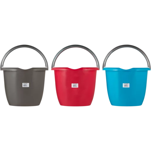 Jada Plastic Bucket 10L (Colour May Vary)