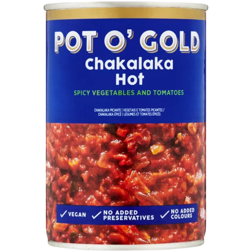 Pot O' Gold Hot Chakalaka 410g