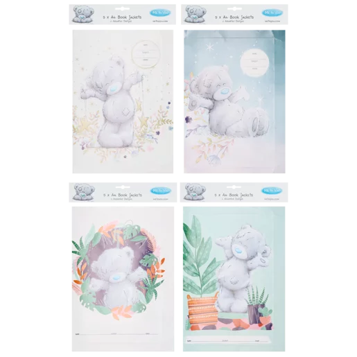 Tatty Teddy A4 Book Jackets 5 Pack (Design May Vary)