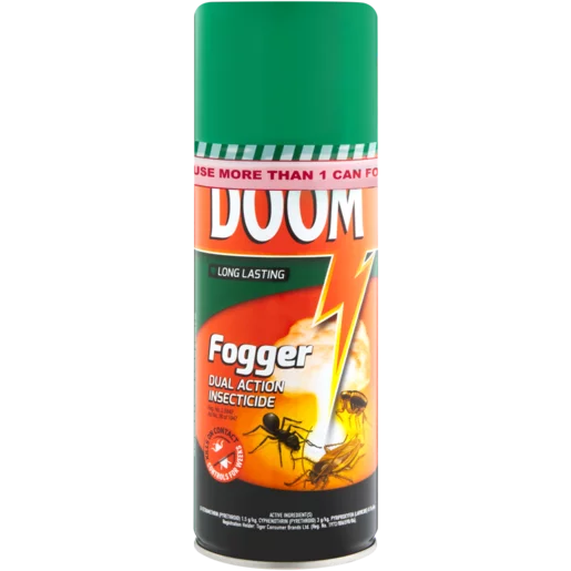DOOM Dual Action Fogger Insecticide 350ml