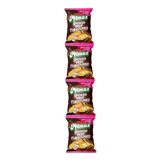 Frimax Smoked Beef Flavoured Chips Strip 4 x 30g