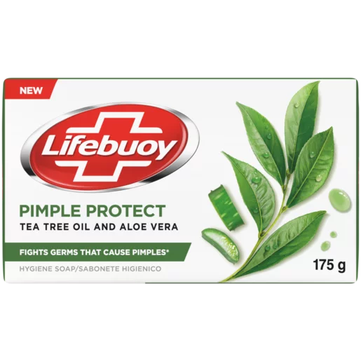 Lifebuoy Pimple Protect Tea Tree Oil and Aloe Vera Hygiene Soap 175g