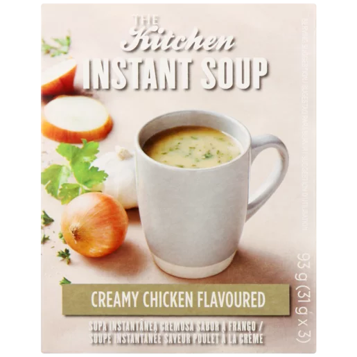The Kitchen Creamy Chicken Flavoured Instant Soup 3 Pack 93g