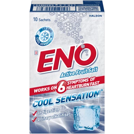 ENO Cool Sensation Active Fruit Salt 10 x 5g
