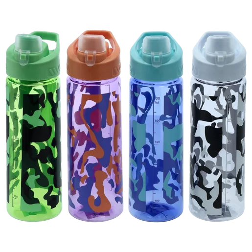 Camouflage Sport Bottle 650ml (Colour May Vary)