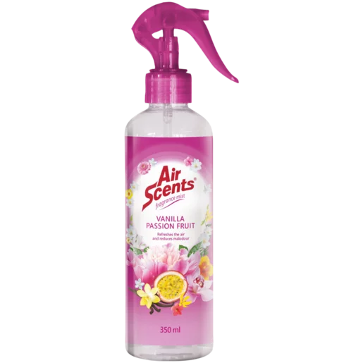 Air Scents Vanilla Passion Fruit Fragrance Mist 350ml