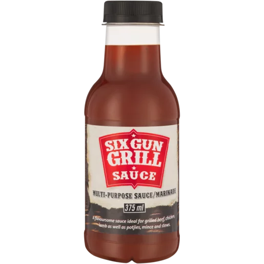 Six Gun Grill BBQ Sauce 375ml