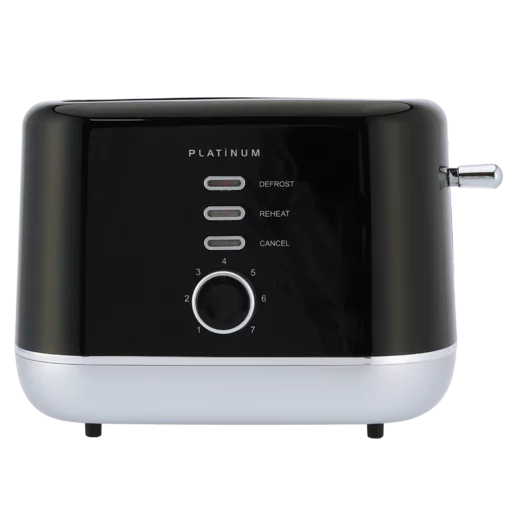 Platinum Black 2-Slice Toaster