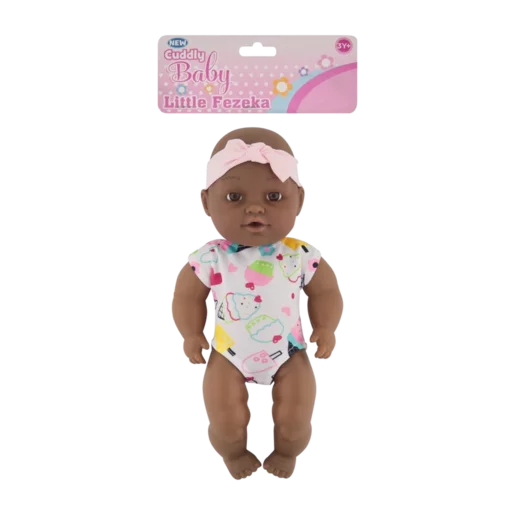 Cuddly Baby Little Fezeka Doll 28cm (Type May Vary)
