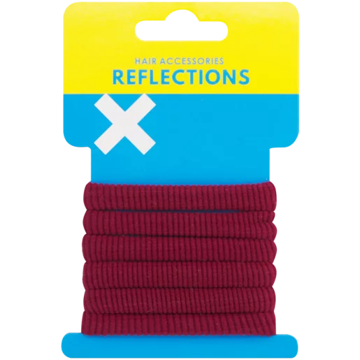Reflections Maroon Knitted Pony Bands 6 Pack