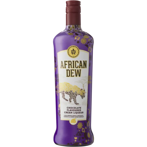 African Dew Chocolate Flavoured Cream Liqueur Bottle 750ml