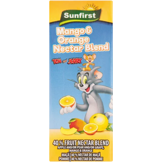 Sunfirst Tom & Jerry Mango & Orange 40% Fruit Nectar Blend 200ml
