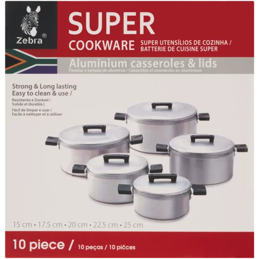 Zebra Super Casserole Cookware Set 10 Piece