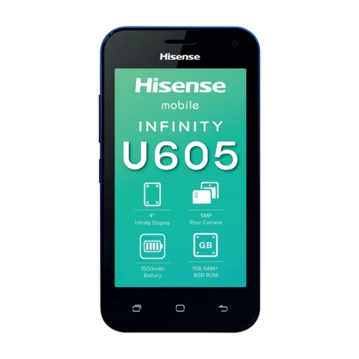 Hisense U605 Blue Dual Sim Smartphone Cellphone 8GB