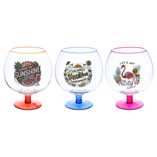 Fishbowl Cocktail Glass 3L (Design May Vary)