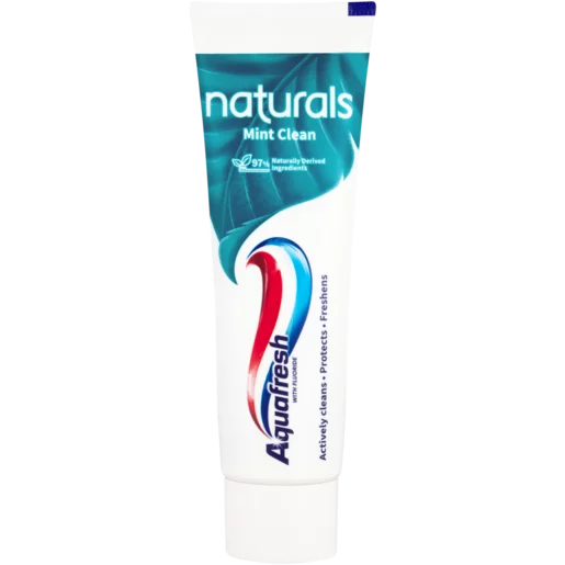 Aquafresh Naturals Mint Clean Fluoride Toothpaste 75ml