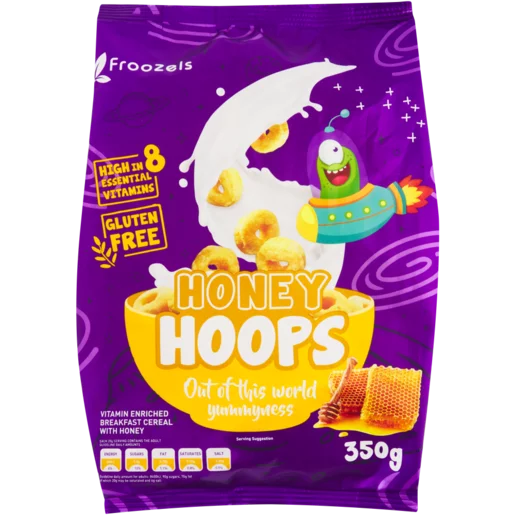 Froozels Honey Hoops Breakfast Cereal 350g