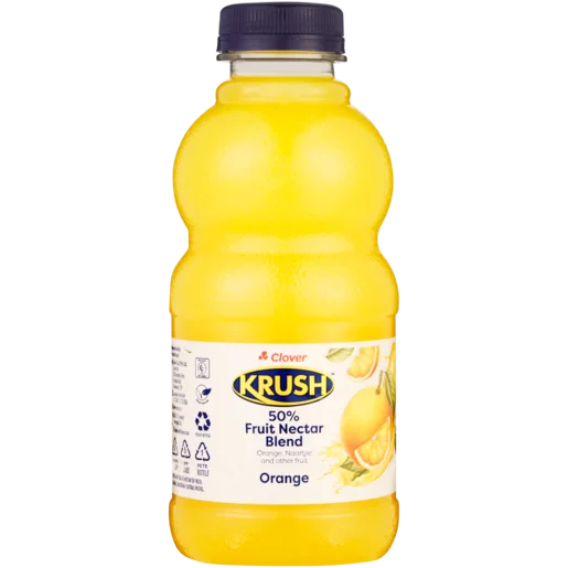 Krush Orange 50% Fruit Nectar Blend 500ml