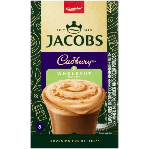 Jacobs Cadbury Wholenut Instant Mocha 8 x 18.3g