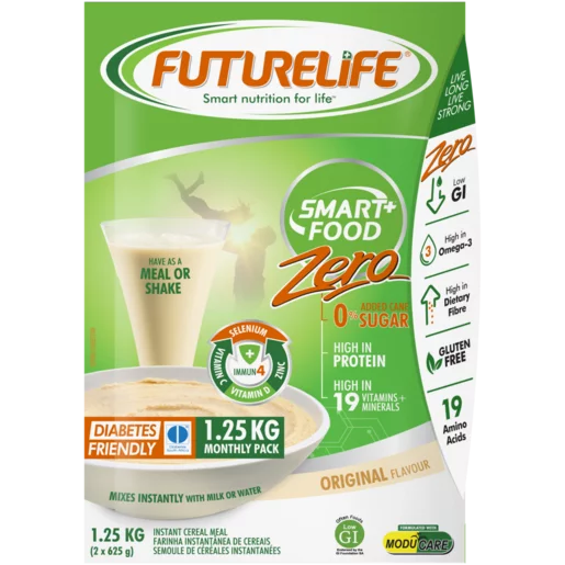 FUTURELIFE Smart Food Original Flavour Zero Instant Cereal Meal 2 x 625g