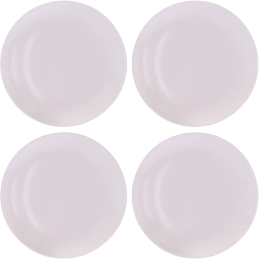 Matt Cream Side Plate 20cm 4-Pack