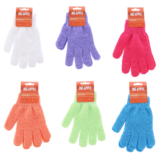Big Apple Bath Gloves (Colour May Vary)
