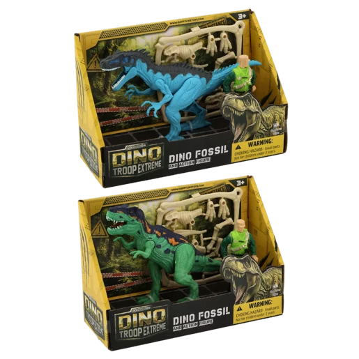 Happy Line Dino Troop Extreme Dino Fossil & Action Figure (Design May Vary)