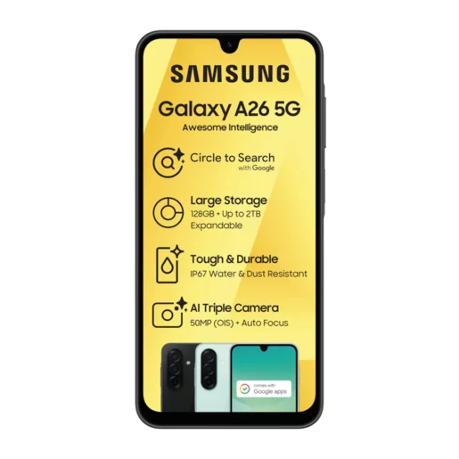 Samsung Galaxy A26 5G Black Smartphone 128GB