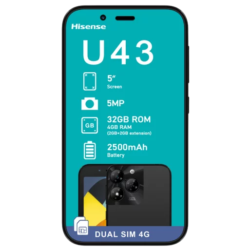 Hisense U43 Black