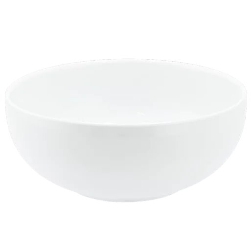 Gemini White Salad Bowl 23cm