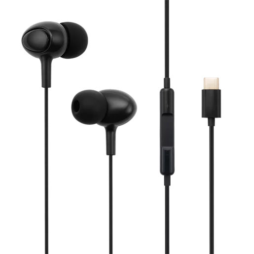 Xceed Pulse Black Type-C Lite Earphones