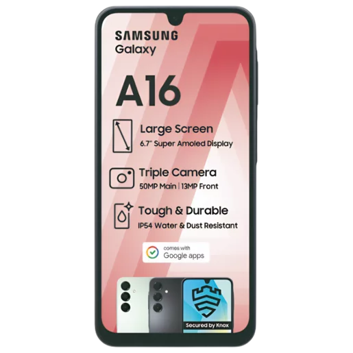 Samsung Galaxy A16 Black Smartphone