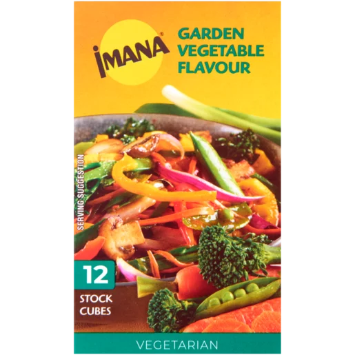 Imana Garden Vegetable Flavour Stock Cubes 12 Pack