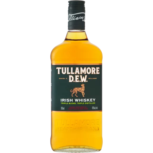 Tullamore D.E.W. Irish Whiskey Bottle 750ml