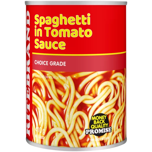 Ritebrand Spaghetti in Tomato Sauce 410g