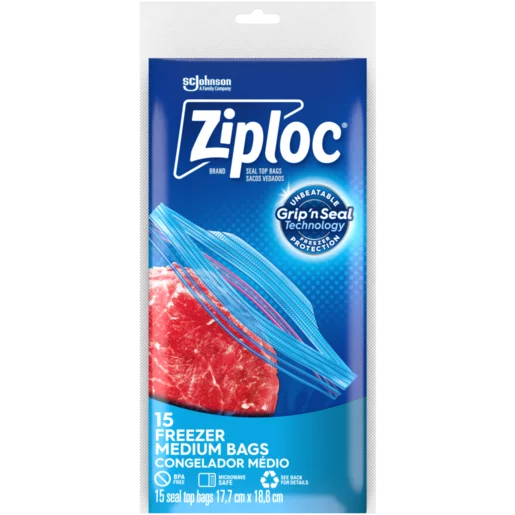 Ziploc Freezer Bags 15 Pack