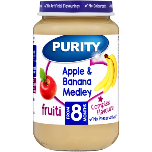 PURITY From 8 Months Apple & Banana Medley Fruiti 200ml