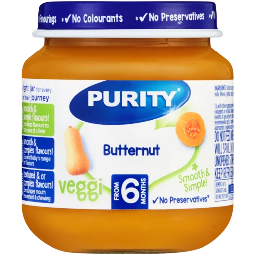 PURITY From 6 Months Butternut Veggi 125ml