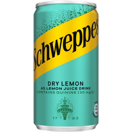 Schweppes 6% Dry Lemon Juice Drink 200ml