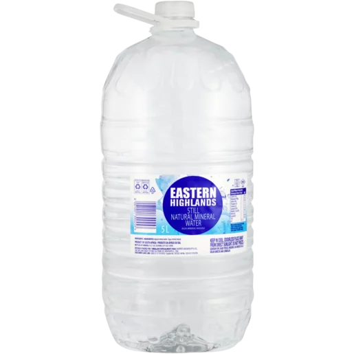 Eastern Highlands Still Natural Mineral Water 5L