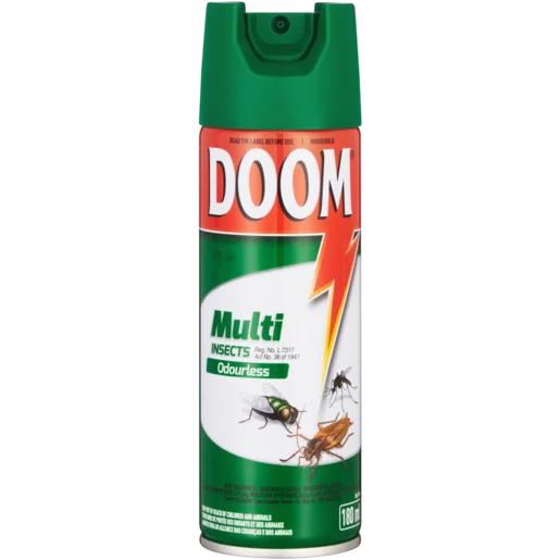 DOOM Odourless Multi Insects Spray 180ml