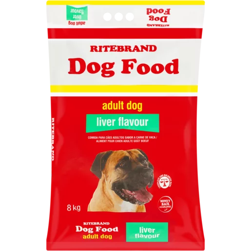 Ritebrand Liver Flavour All Adult Dry Dog Food 8kg